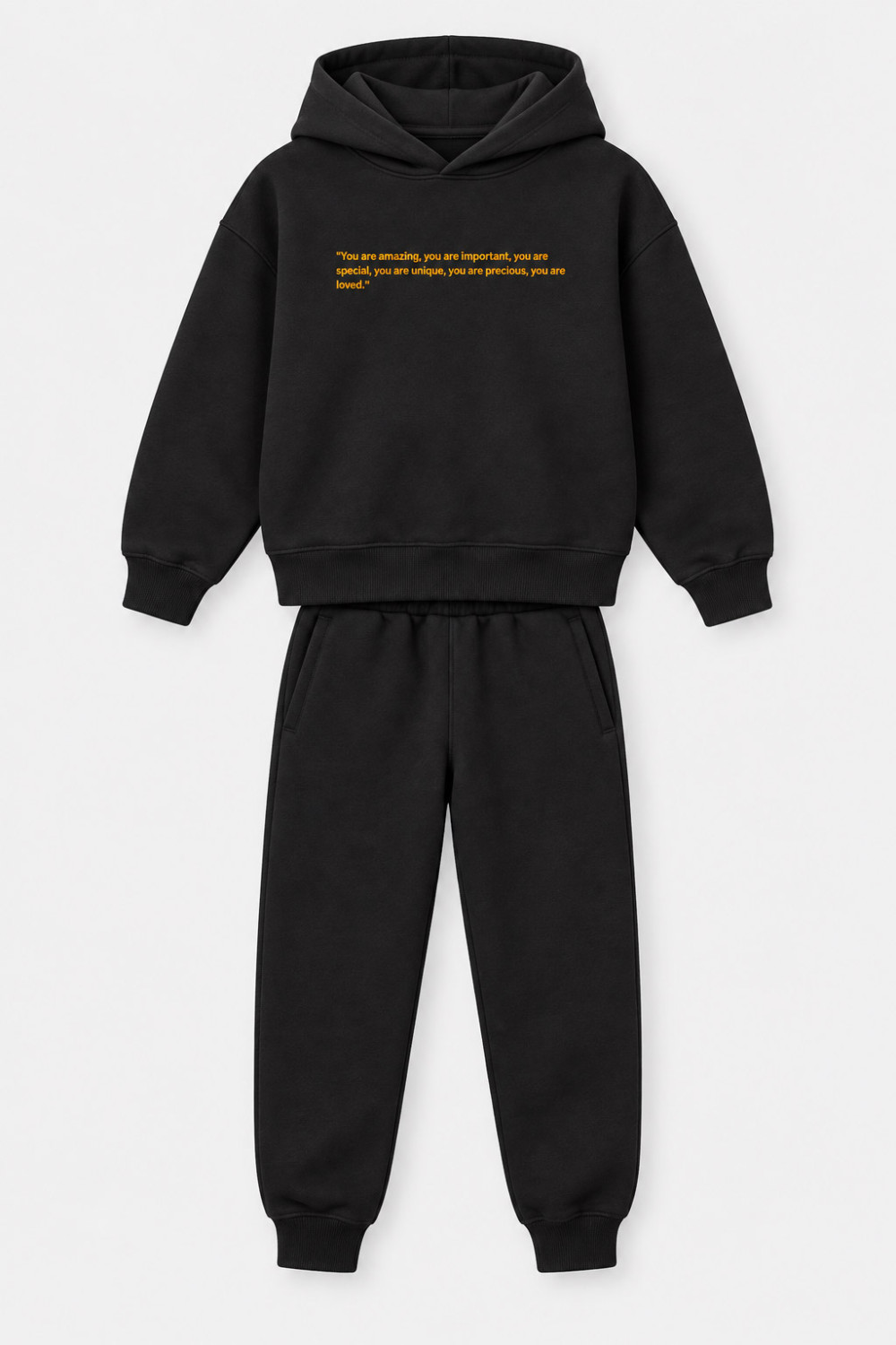 TRAX 50815 Boys’ Trousers and Top Set – Black