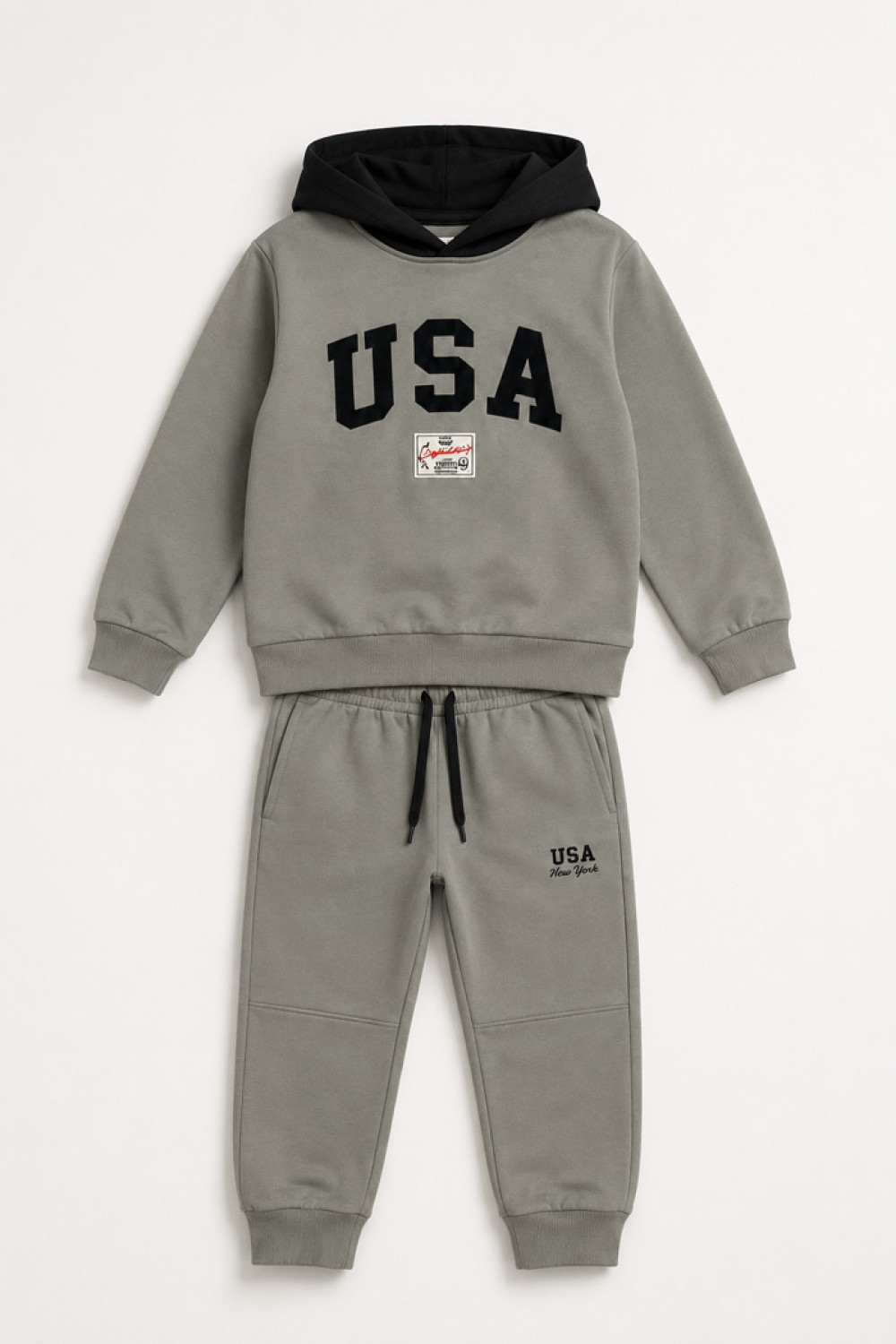 TRAX boys' hooded tracksuit 50819 Dusty
