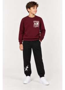 TRAX boys' top and trousers set 50854-2, burgundy
