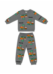 TRAX 50994 boys’ grey train pyjamas