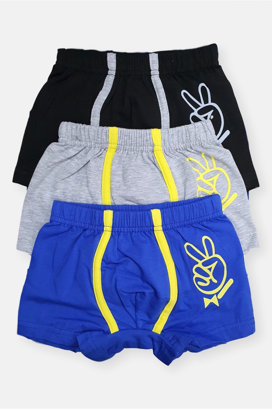 Kids Boxer Briefs Trendy 3Pack COMBO 1