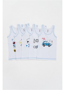 Kids Undershirt for boys TRENDY 5 Pieces