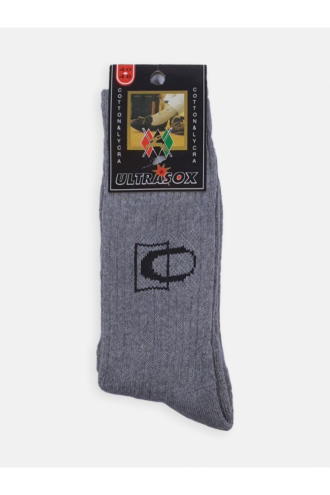 Mens Sports Socks ULTRASOX - terry towel with design 