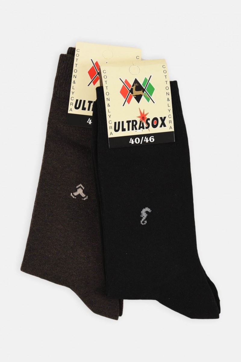 Mens Cotton ULTRASOX Socks in 3 Shades