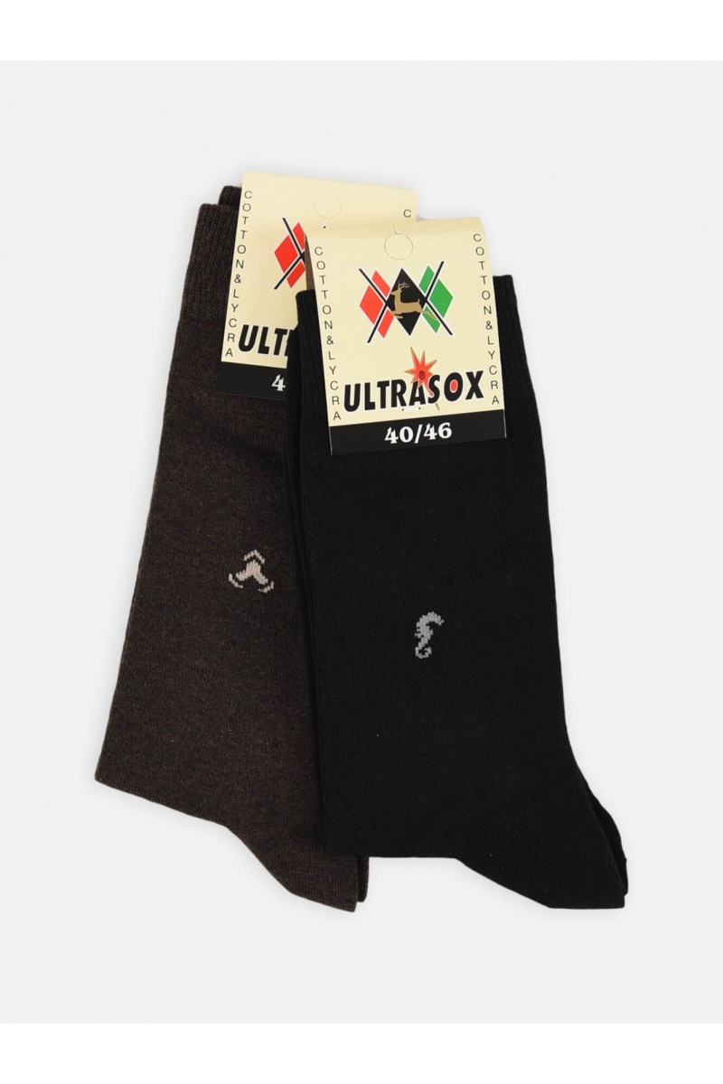 Mens Cotton ULTRASOX Socks in 3 Shades