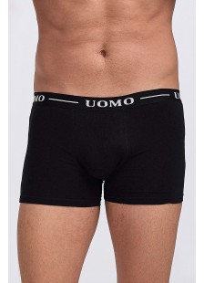 Männer Unterwäsche Boxer UOMO Schwarz 6 Pack