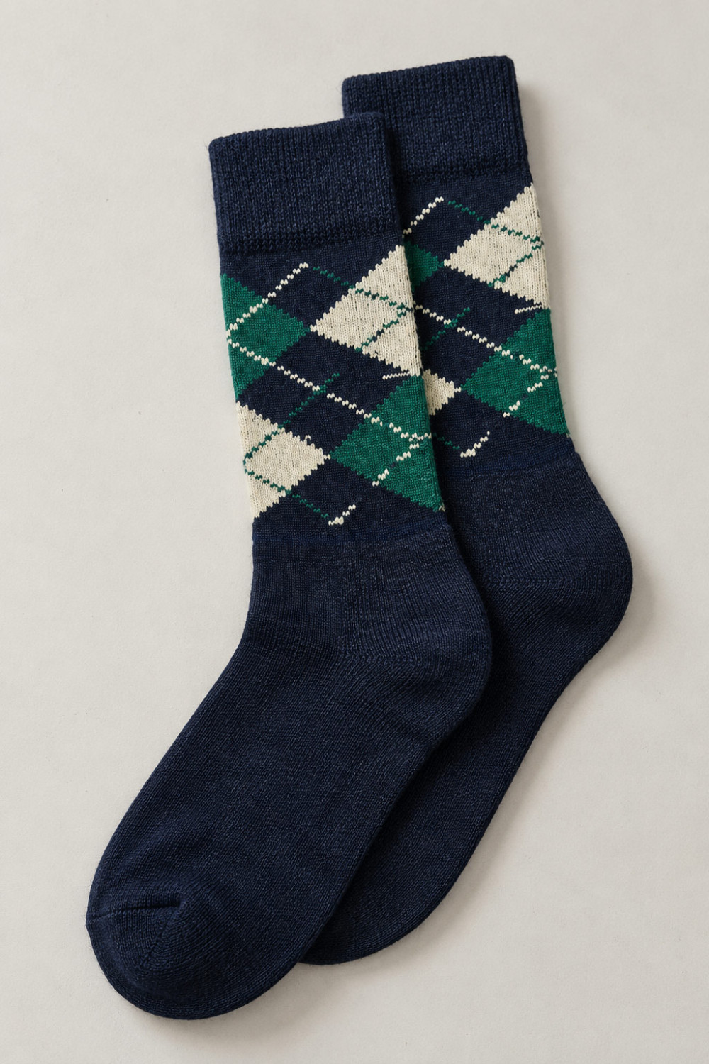 ZENITH Winter-Socken Dunkelblau kariert ZEN-5541-2