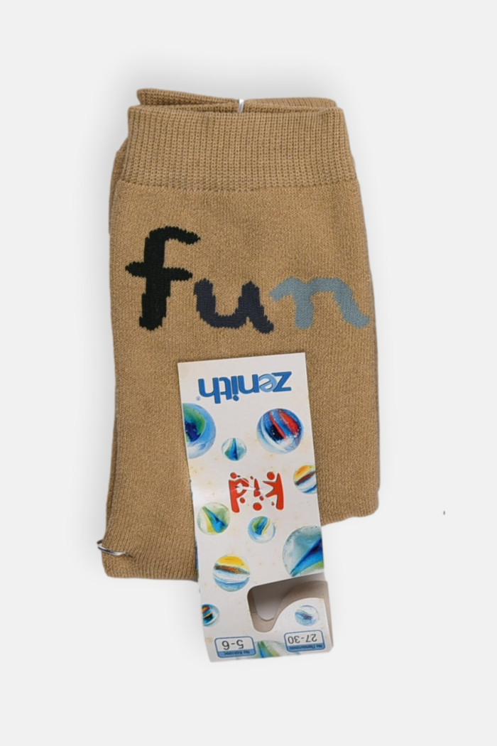 Zenith KA2138 boys' terry socks with grip dots