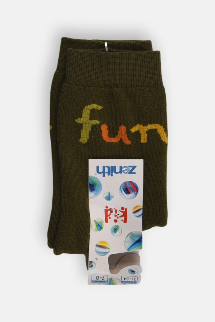 Zenith KA2138 boys' terry socks with grip dots