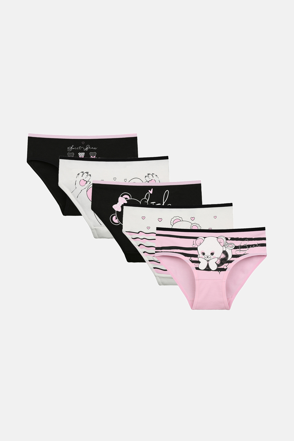 Donella Mädchen-Baumwollslips 5er-Pack 4171PB29-AR