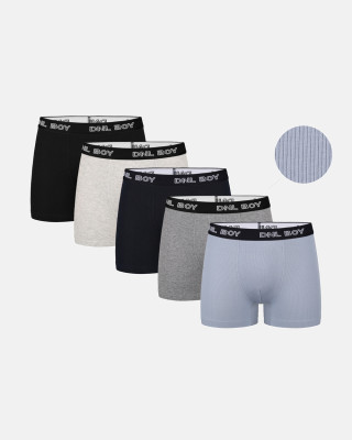 Donella Jungen-Baumwollboxershorts, 5er-Pack 8332P