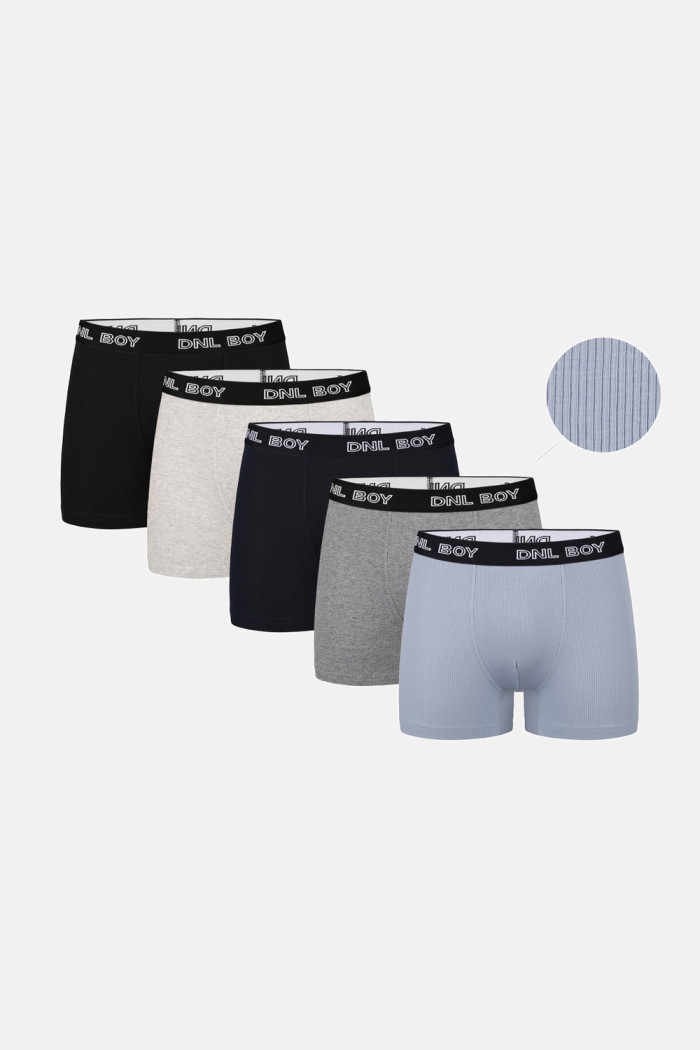 Donella Jungen-Baumwollboxershorts, 5er-Pack 8332P