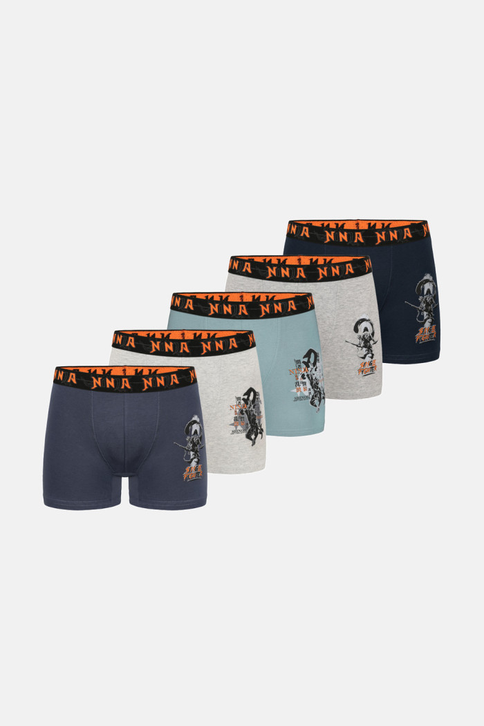 Donella Jungen-Baumwollboxershorts, 5er-Pack 8371PB23