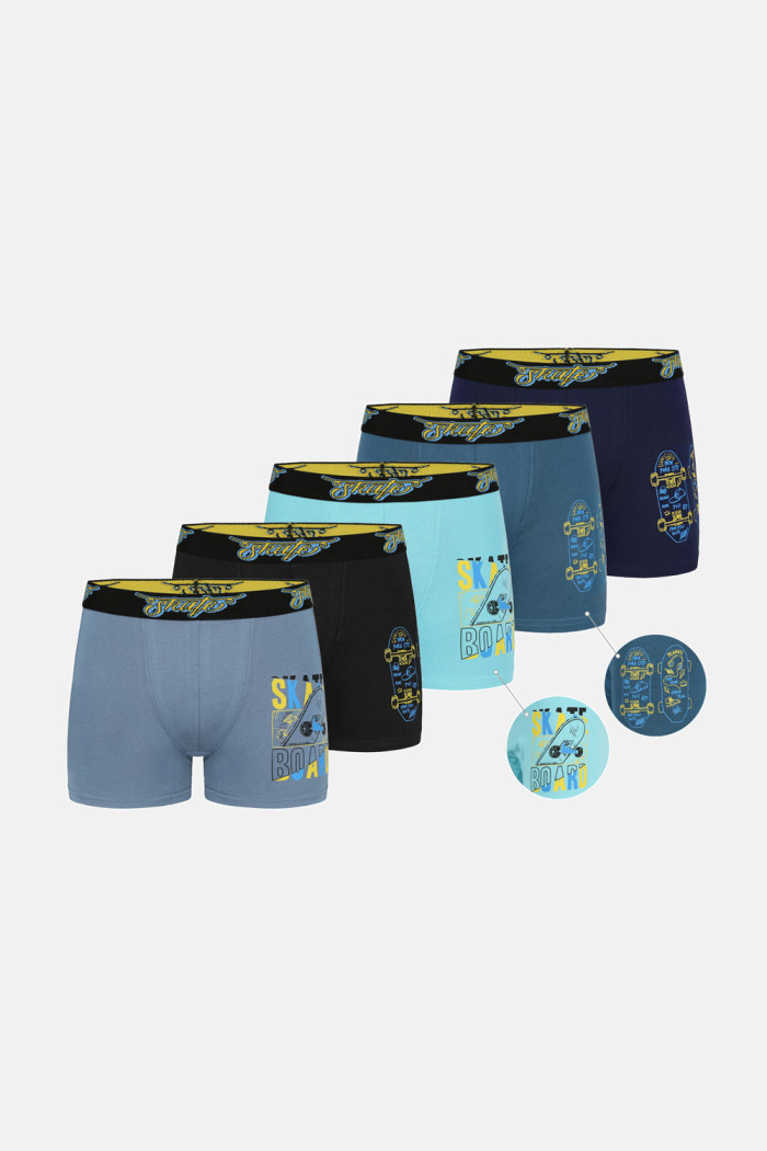 Donella Jungen-Boxershorts aus Baumwolle, 5er-Pack 8371PB26
