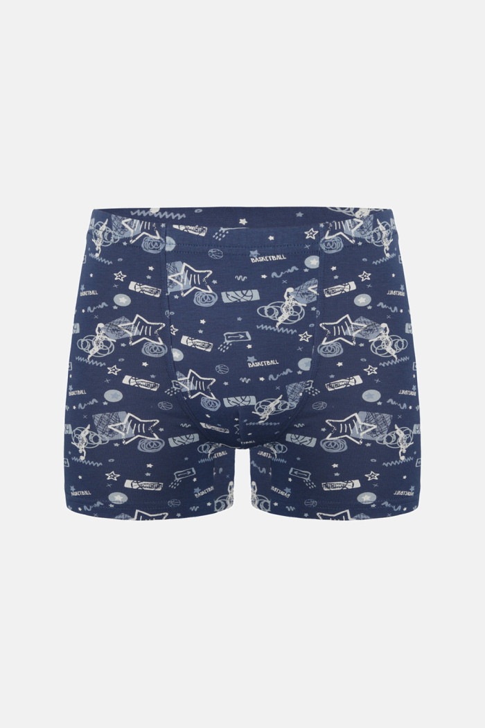 Donella Jugend-Boxershorts für Jungen aus Baumwolle, 5er-Pack 858124