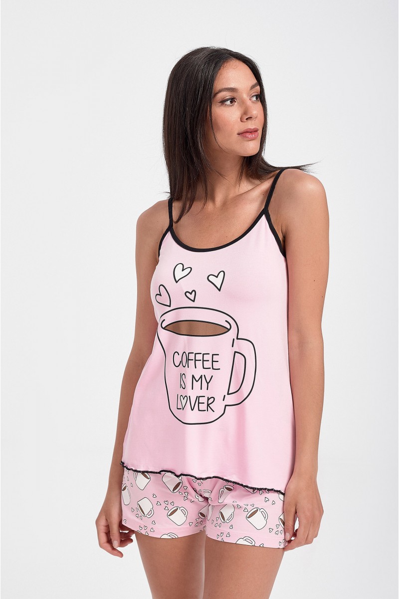 Womens pajamas MISS RODI COFFEE LOVER Summer 2021