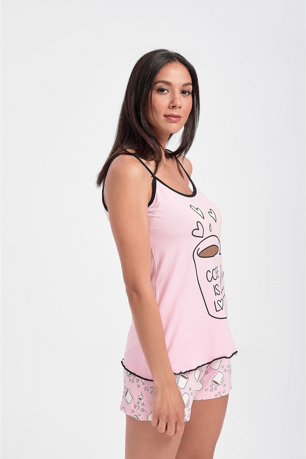 Womens pajamas MISS RODI COFFEE LOVER Summer 2021