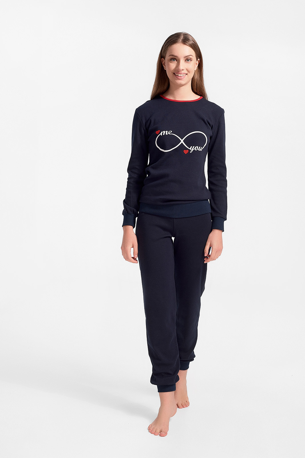 Womens pajamas MISS RODI INFINITY Navy