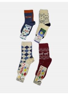 Kids socks for boy ZENITH - OFFER Multicolor 4Pack