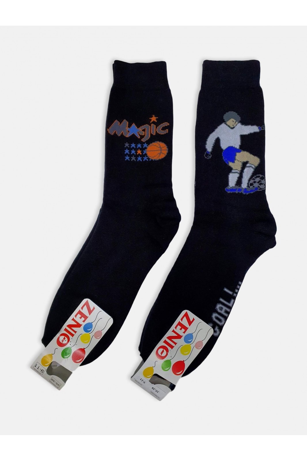 Kids Sports Socks for Boys - ZENITH - (2 Pairs)