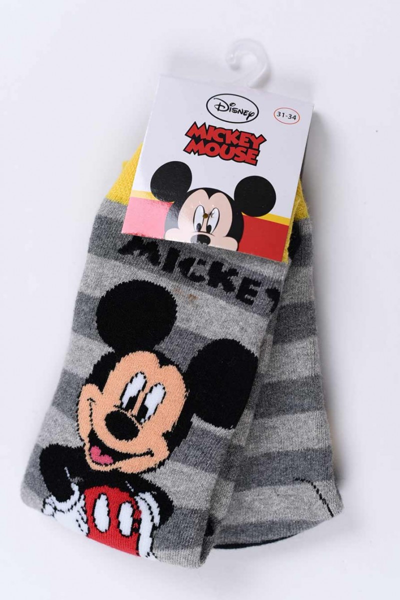 Kids sock Mickey Grey