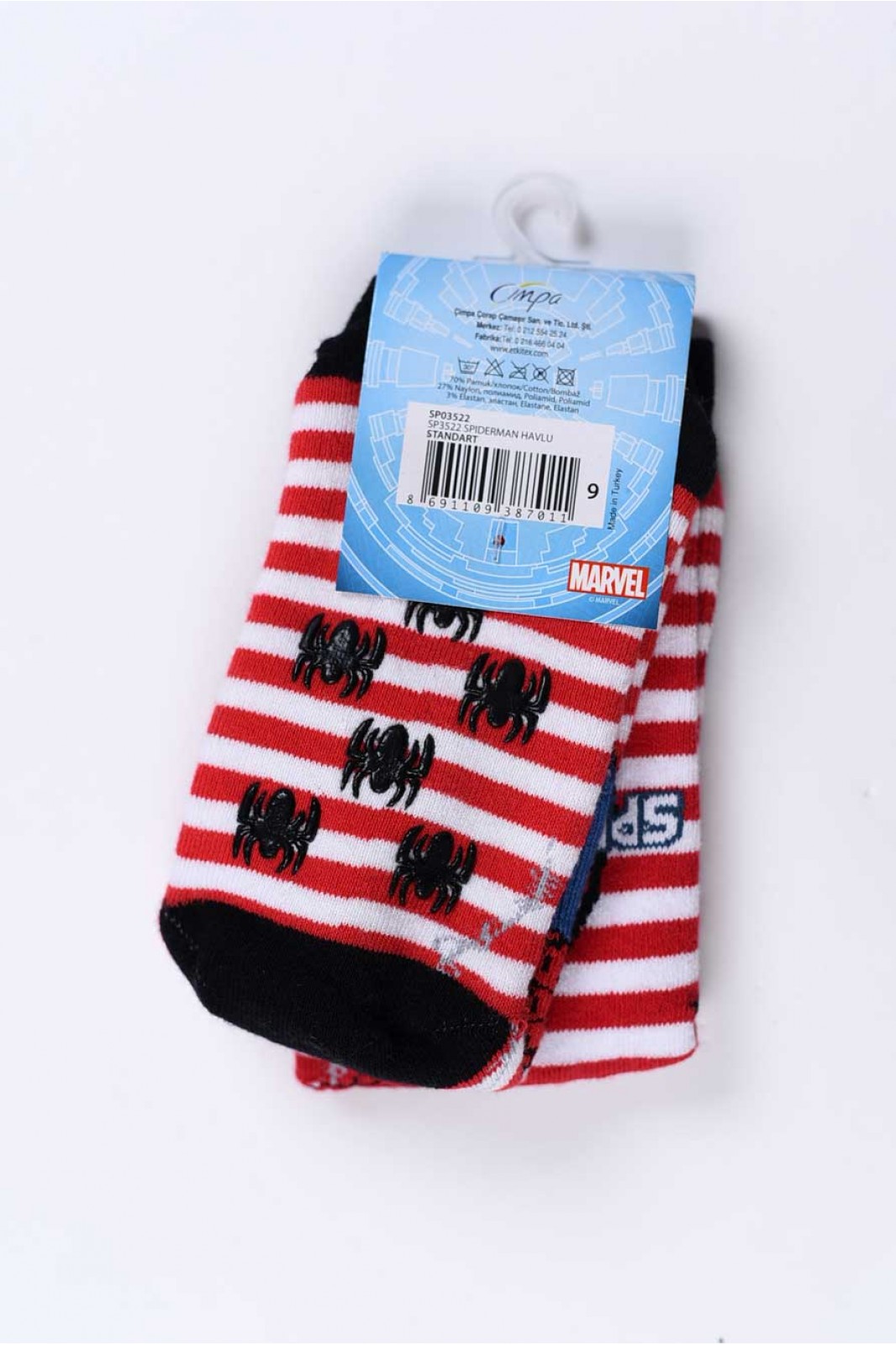 Kids Sock Spiderman