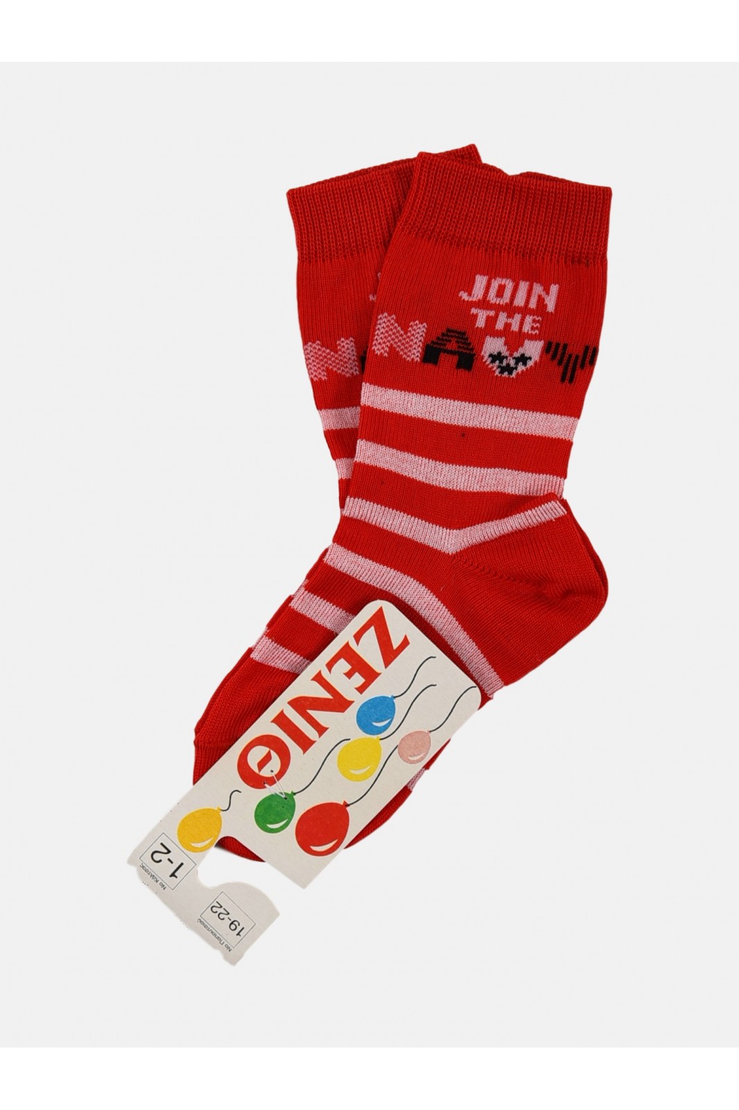 Kids socks for Boy ZENITH Red Lines
