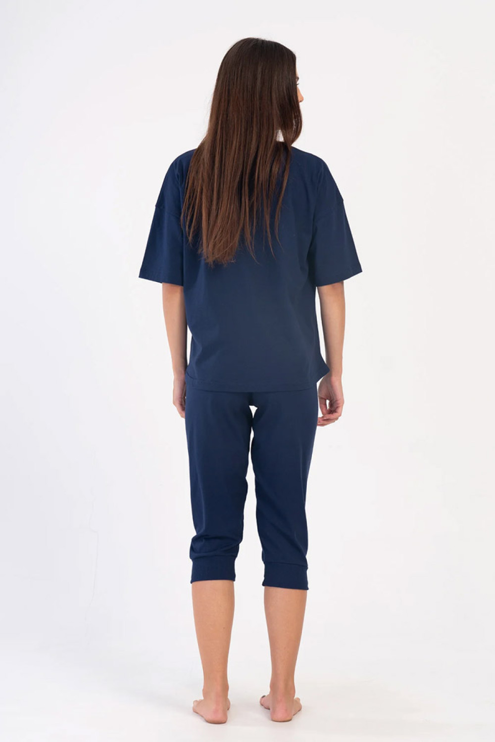 Short-Sleeved Capri Pyjamas VIENETTA 405191