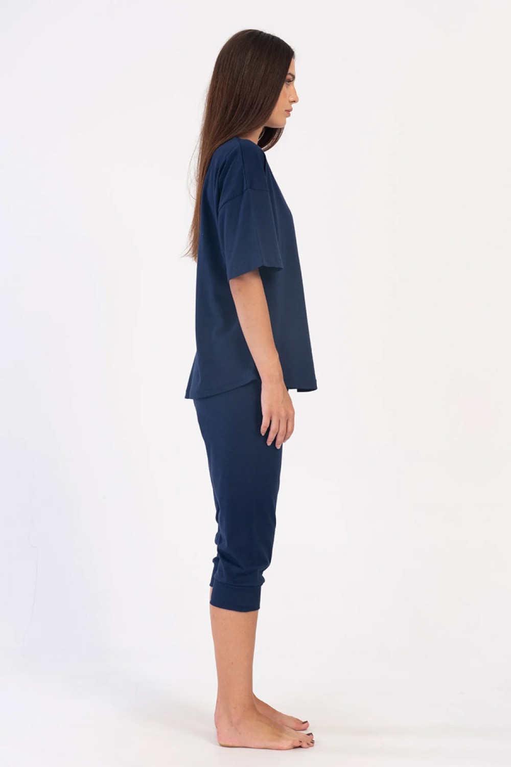 Short-Sleeved Capri Pyjamas VIENETTA 405191