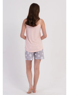 VIENETTA 602052 Women’s Light Blue Strappy Shorts Set