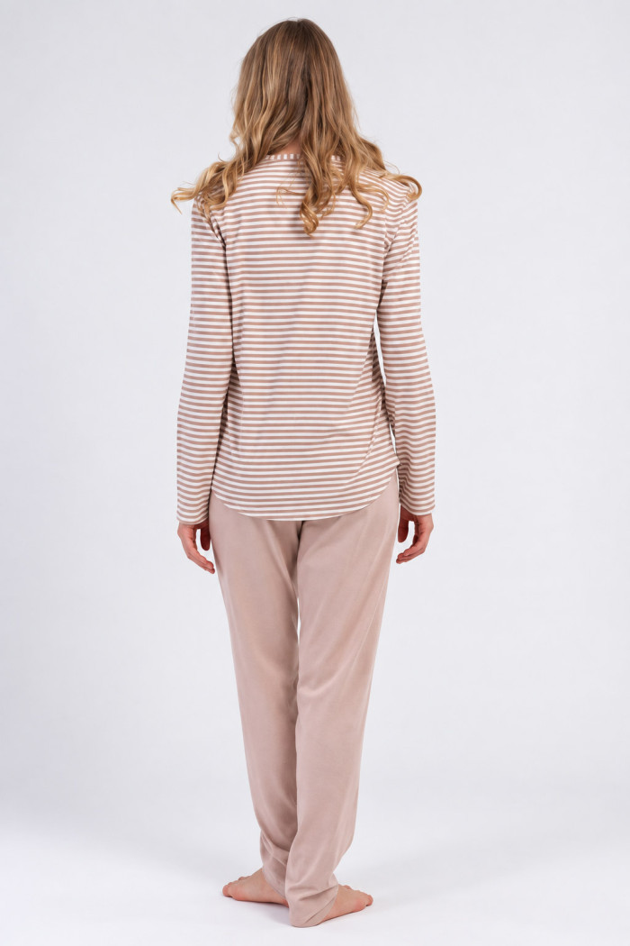 VIENETTA 604047 Women's Cotton Winter Pyjama Set