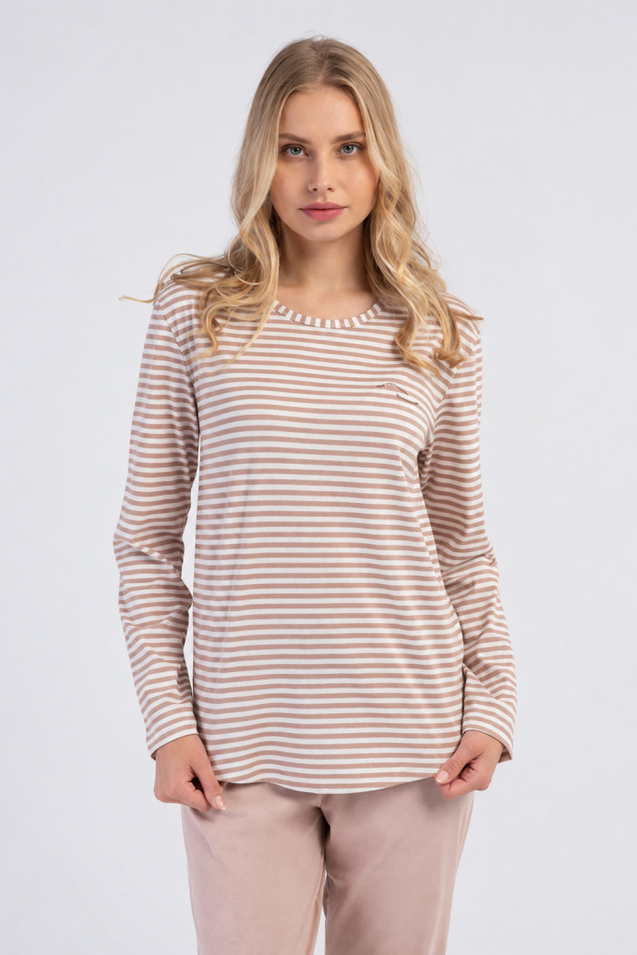 VIENETTA 604047 Women's Cotton Winter Pyjama Set